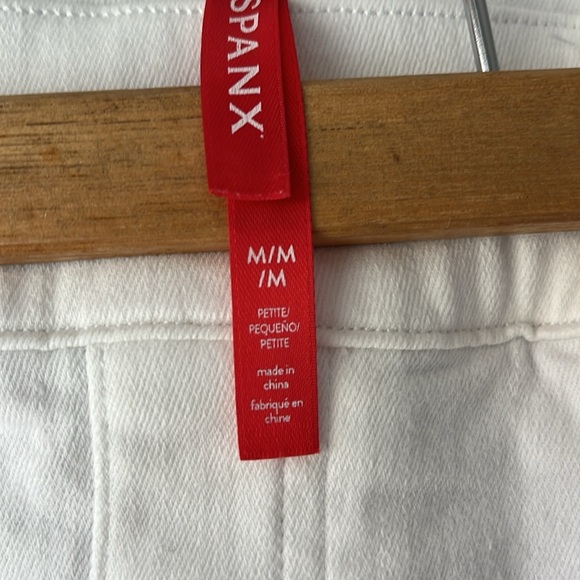 Spanx white “jeans” size PETITE medium - Picture 2 of 3